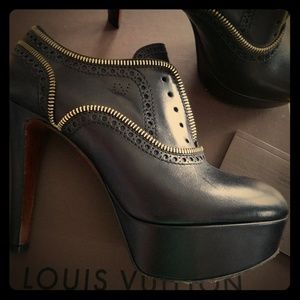 Louis Vuitton tomboy calfskin leather booties